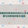 韩萌萌和刘教练练车叫什么名字,萌萌与刘教练的练车冒险