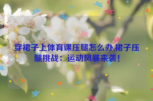 穿裙子上体育课压腿怎么办,裙子压腿挑战：运动风暴来袭！