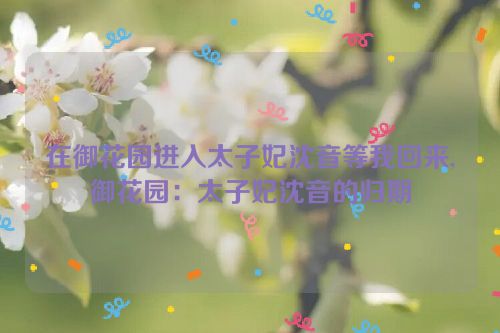 在御花园进入太子妃沈音等我回来,御花园：太子妃沈音的归期