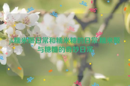 jk糯米姬日常和糯米糖的日常,糯米姬与糖糖的奇妙日常