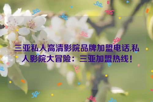 三亚私人高清影院品牌加盟电话,私人影院大冒险：三亚加盟热线！