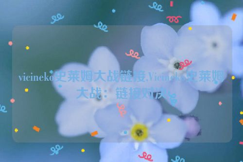 vicineko史莱姆大战链接,Vicineko史莱姆大战：链接对决