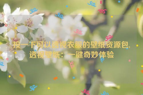 按一下可以透视衣服的壁纸资源包,透视壁纸：一键奇妙体验