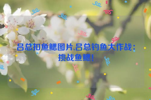 吕总扣鱼鳃图片,吕总钓鱼大作战：挑战鱼鳃！