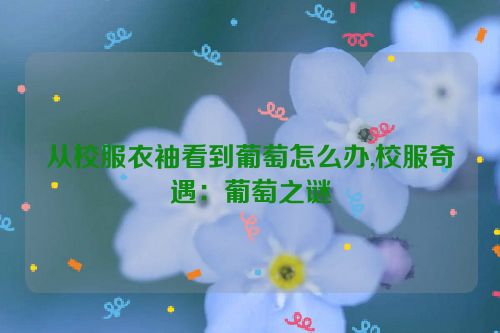 从校服衣袖看到葡萄怎么办,校服奇遇：葡萄之谜