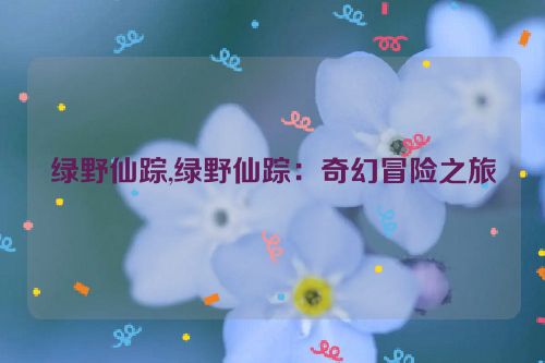 绿野仙踪,绿野仙踪：奇幻冒险之旅